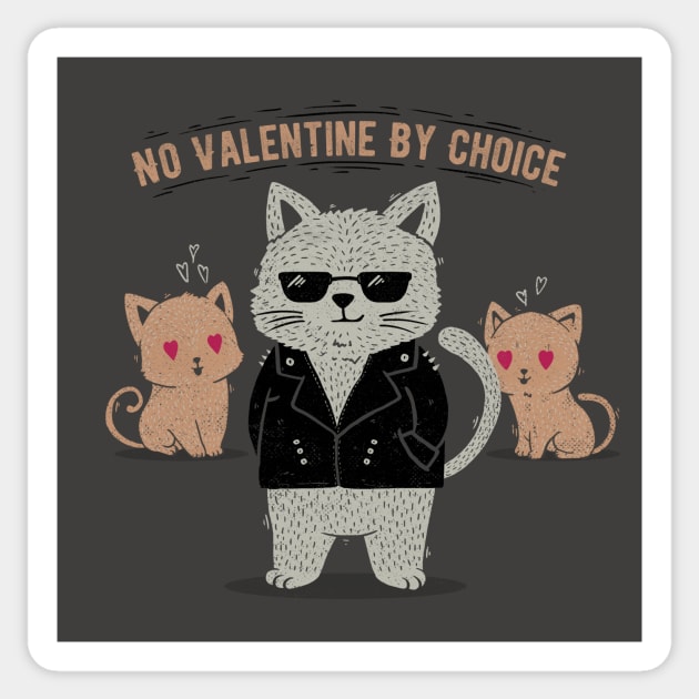 No Valentine By Choice Sticker by Tobe_Fonseca